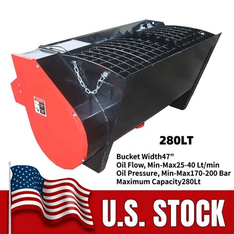 skid steer concrete bucket ebay|landy skid steer attachments.